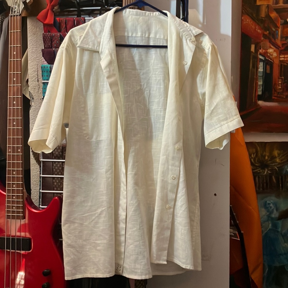 Vintage Cuban collar shirt.